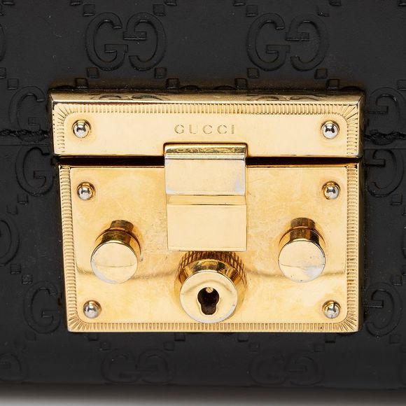 Gucci Guccissima Leather Padlock Medium Shoulder Bag - Picture 10 of 15